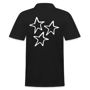 Étoiles - Polo Homme - noir - Dos - Kai (181cm)