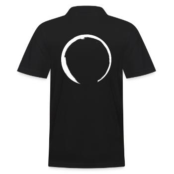 Bouddhisme Zen Circle - Polo Homme - noir - Dos - Kai (181cm)