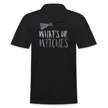 Cadeau de sorcière balai de sorcière - Polo Homme - noir - Dos - Kai (181cm)