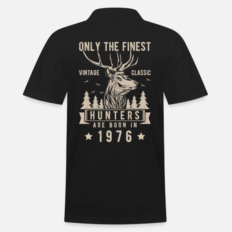 Jäger Geschenk 1976 - Männer Poloshirt - Schwarz