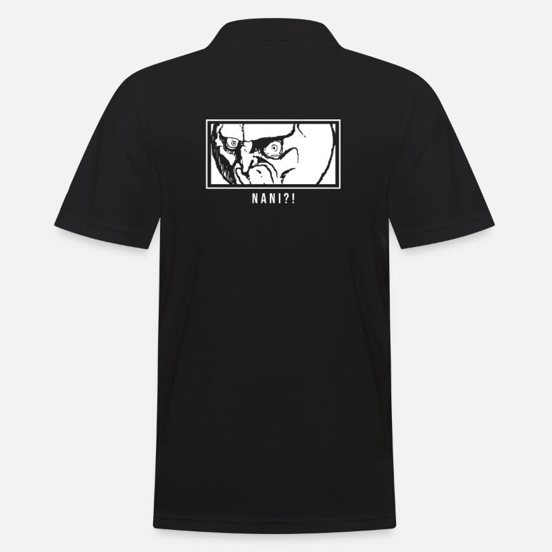 Nani Meme - Männer Poloshirt - Schwarz