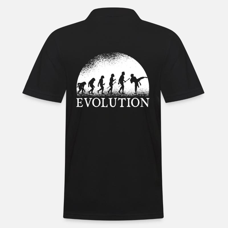 Évolution du karaté - Polo Homme - noir