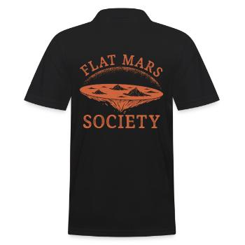 Flat Mars Society - Polo Homme - noir - Dos - Kai (181cm)