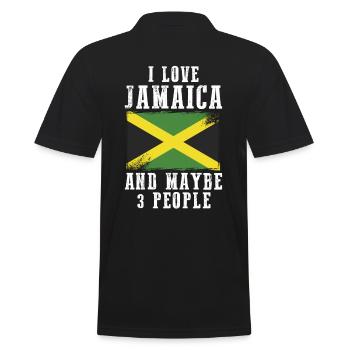 Jamaica - Polo Homme - noir - Dos - Kai (181cm)