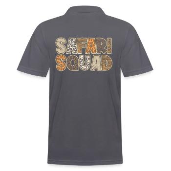 Safari Squad - Polo Homme - charbon - Dos - Nico (186cm)