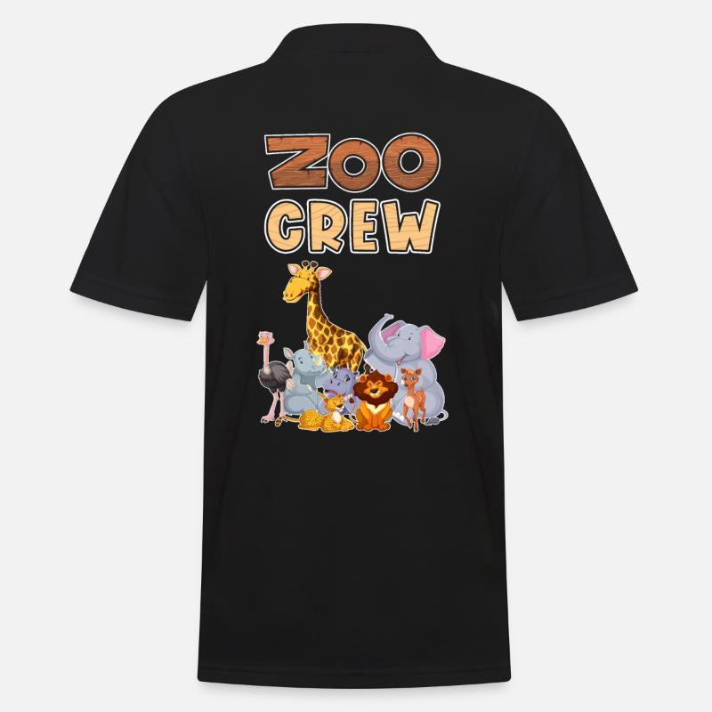 Zoo Crew Zoo Excursion Enfants - Polo Homme - noir