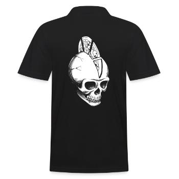 Pizza - Polo Homme - noir - Dos - Kai (181cm)