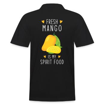 Mango Spirit Food - Polo Homme - noir - Dos - Kai (181cm)