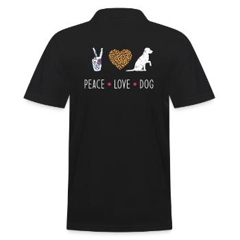 Chien - Polo Homme - noir - Dos - Kai (181cm)