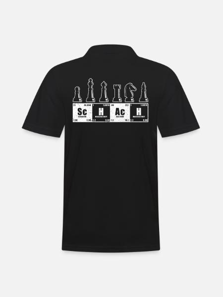 chess - Men's Polo Shirt - black