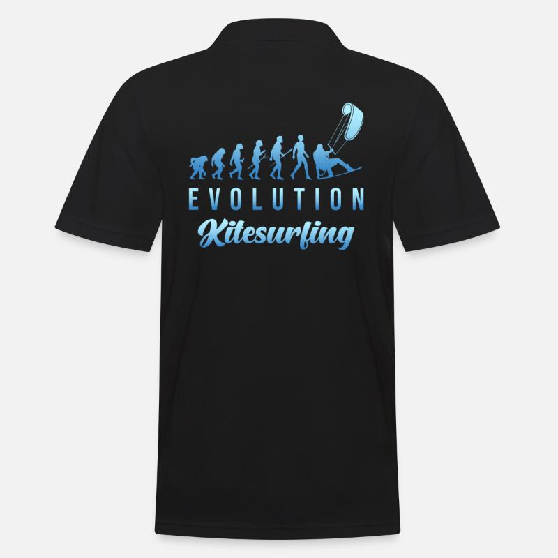 Kitesurf Evolution - Polo Homme - noir