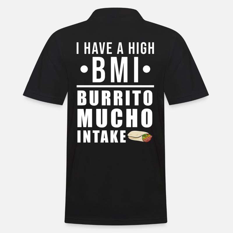 Burrito - Männer Poloshirt - Schwarz