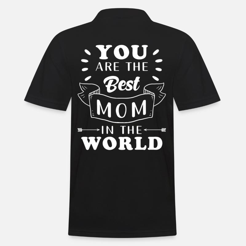 Weltbeste Mama - Männer Poloshirt - Schwarz