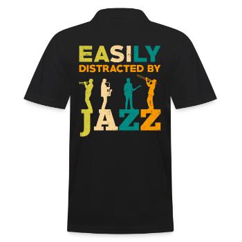 Jazz Musique - Polo Homme - noir - Dos - Kai (181cm)