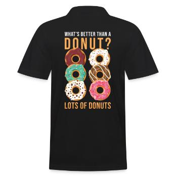 Donut - Polo Homme - noir - Dos - Kai (181cm)