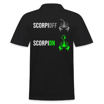 Scorpion drôle - Polo Homme - noir - Dos - Kai (181cm)