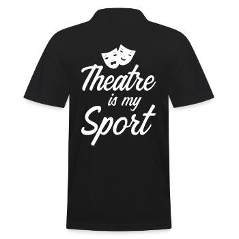 Théâtre sort drôle - Polo Homme - noir - Dos - Kai (181cm)