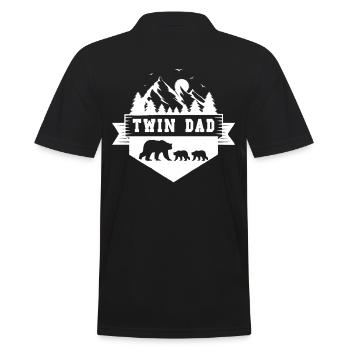 Papa de jumeaux - Polo Homme - noir - Dos - Kai (181cm)