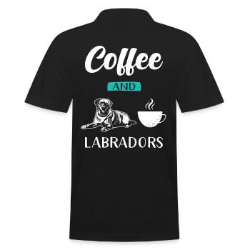 Labrador - Men's Polo Shirt - black - Back - Kai (181cm)