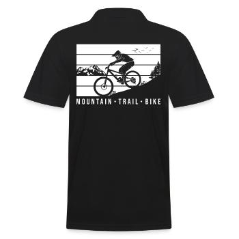 Mountain Bike - Polo Homme - noir - Dos - Kai (181cm)