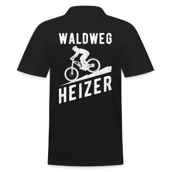 Downhill Waldweg Heizer - Polo Homme - noir - Dos - Kai (181cm)