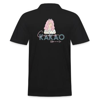 Ciao Cocoa - Men's Polo Shirt - black - Back - Kai (181cm)
