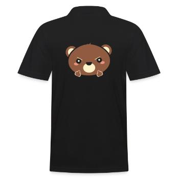 Ours Majeur - Polo Homme - noir - Dos - Kai (181cm)