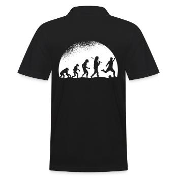Evolution Football - Men's Polo Shirt - black - Back - Kai (181cm)