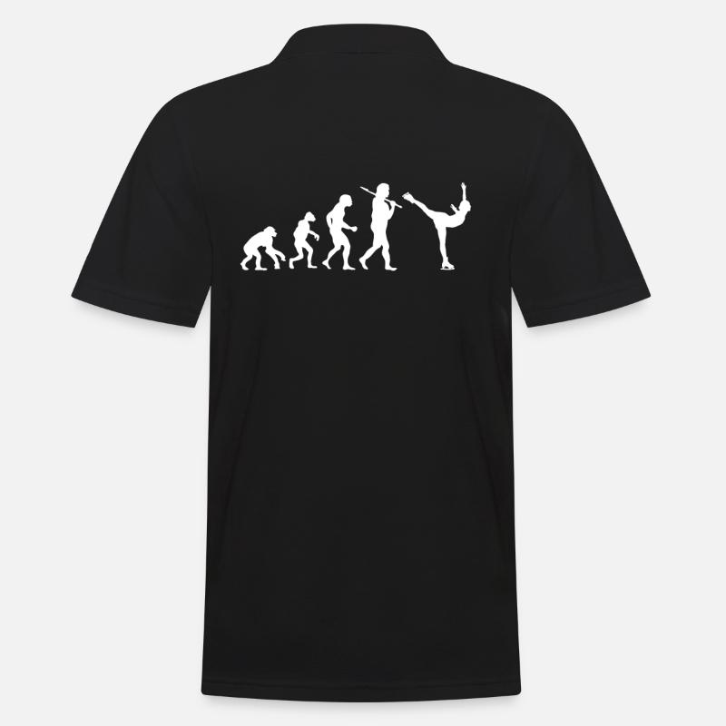 Evolution figure skating - Men's Polo Shirt - black