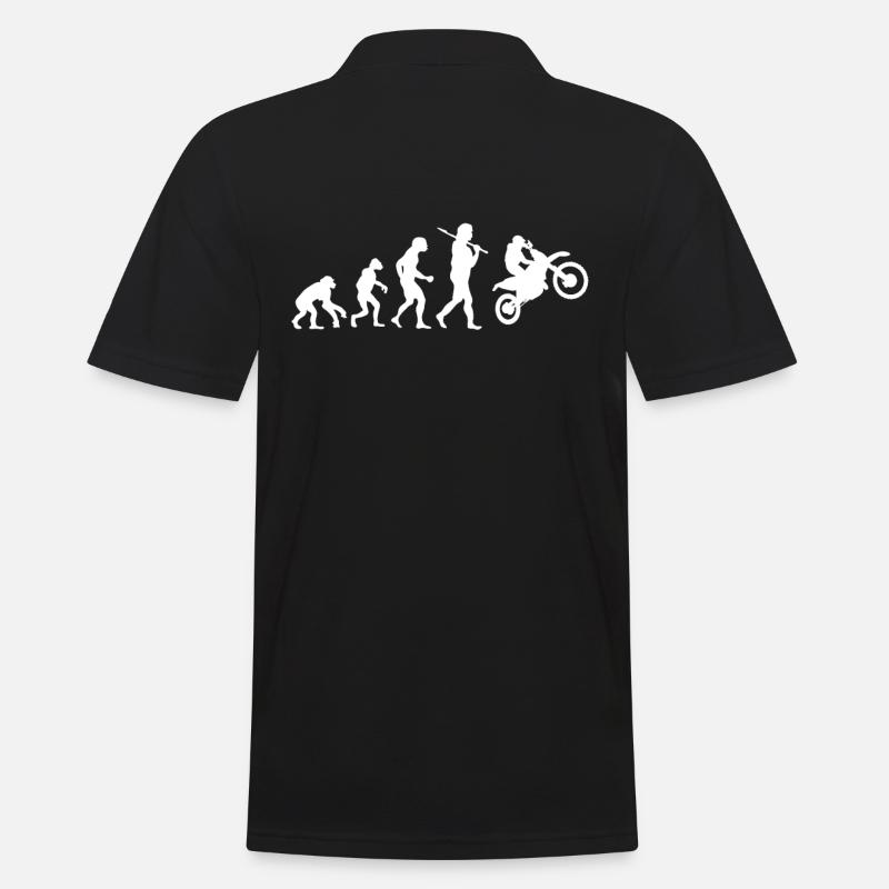 Evolution Motocross - Men's Polo Shirt - black