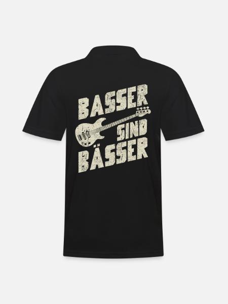 Basser are basses - Men's Polo Shirt - black