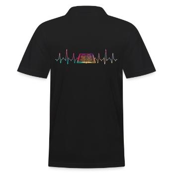 Livre Battements de Coeur - Polo Homme - noir - Dos - Kai (181cm)