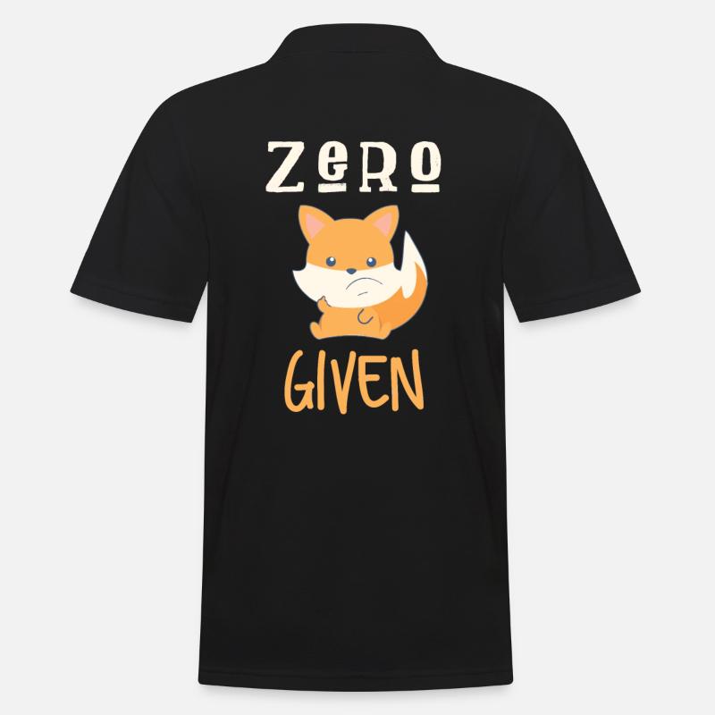 Zero Fox Given - Polo Homme - noir