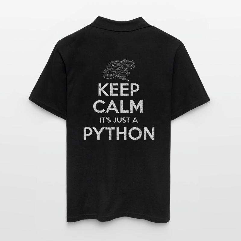 Python Snake Men's Polo Shirt