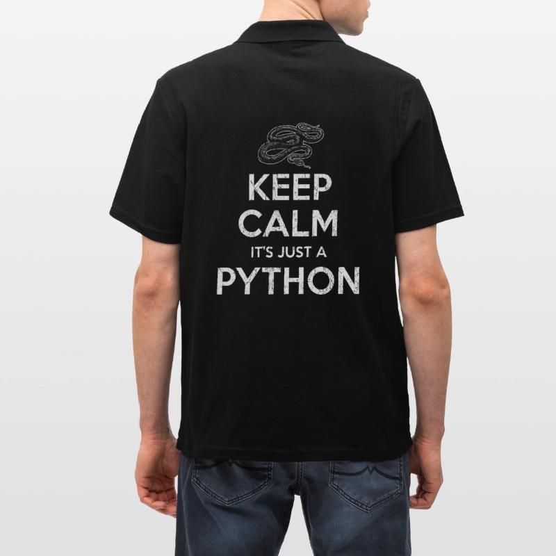 Python Schlange Männer Poloshirt