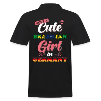 Brésil Allemagne Proverbe - Polo Homme - noir - Dos - Kai (181cm)