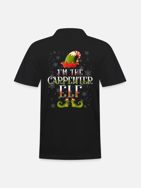 Zimmermann Elf Christmas - Men's Polo Shirt - black