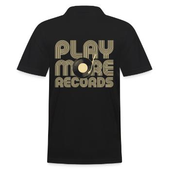 Collectionneur de disques vinyles - Polo Homme - noir - Dos - Kai (181cm)