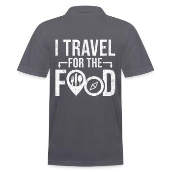 Voyageur alimentaire - Polo Homme - charbon - Dos - Nico (186cm)