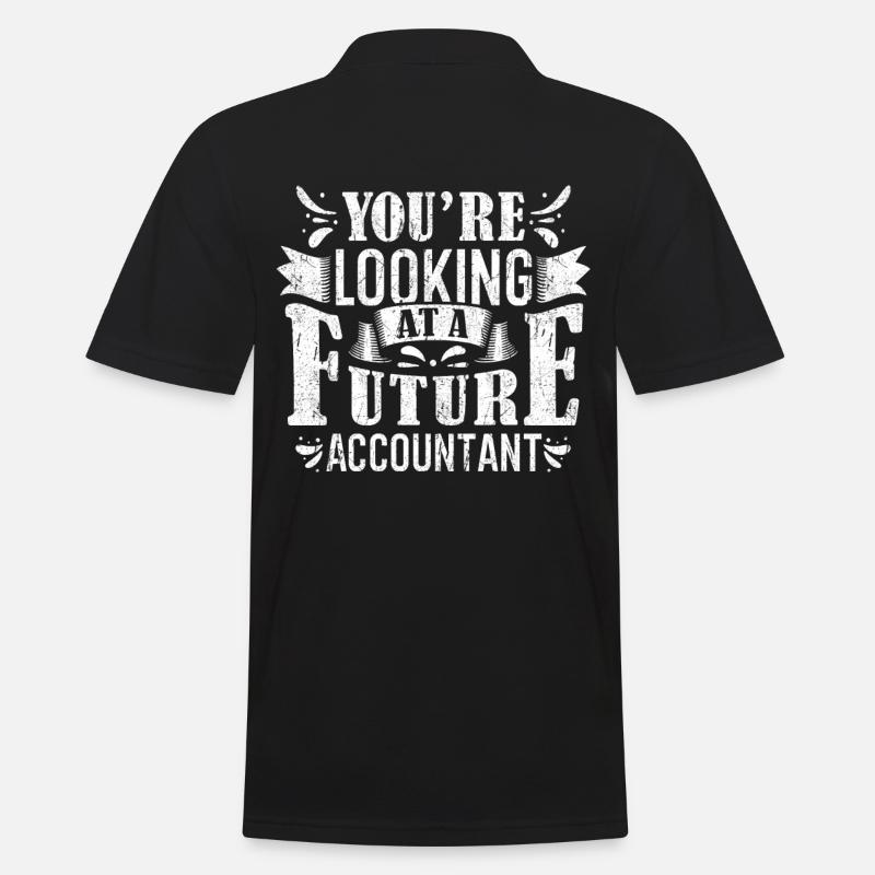 Accountant Training - Men's Polo Shirt - black