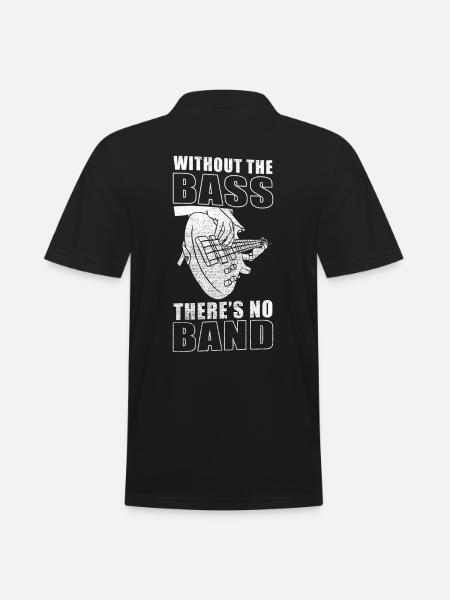 Basse Bassiste - Polo Homme - noir