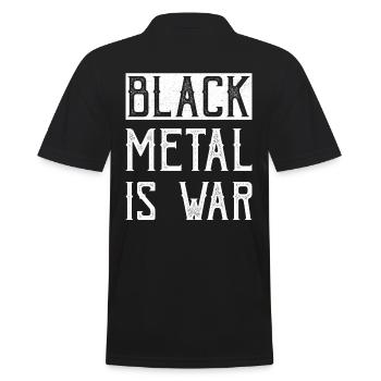 Le Black Metal, c’est la guerre - Polo Homme - noir - Dos - Kai (181cm)