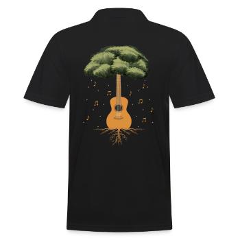 Arbre de guitare - Polo Homme - noir - Dos - Kai (181cm)