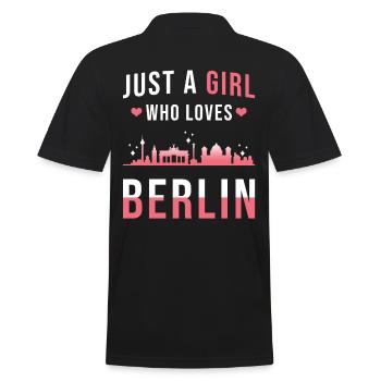Berlin - Polo Homme - noir - Dos - Kai (181cm)