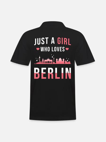 Berlin - Men's Polo Shirt - black