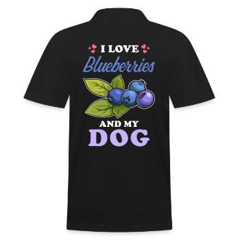 Les bleuets et les chiens disent - Polo Homme - noir - Dos - Kai (181cm)