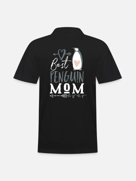 Penguin Best Penguin Mama - Men's Polo Shirt - black