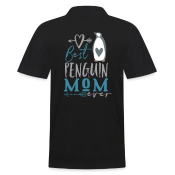 Pingouin Meilleur Pingouin Mama - Polo Homme - noir - Dos - Kai (181cm)