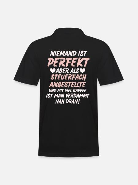 Steuerfachangestellte Geschenk - Männer Poloshirt - Schwarz