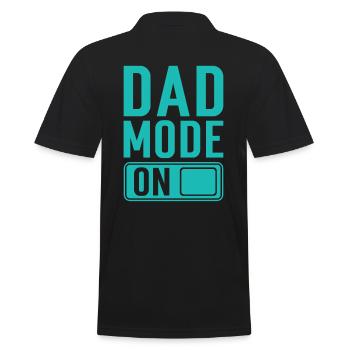 Père-être Père Cadeau Dire - Polo Homme - noir - Dos - Kai (181cm)